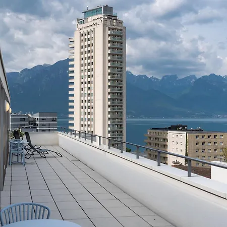 Four Bedroom Penthouse By Swiss 아파트 몽트뢰